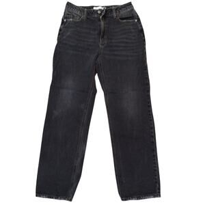 Altar'd State black wash denim straight leg cotton jeans SIZE 27